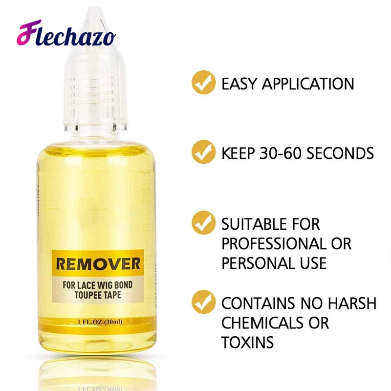 Strong Hold Lace Wig Glue With Remover Set Waterproof Wig Glue For Front Lace Wig Transparent Lace Adhesive For Hair Replacement