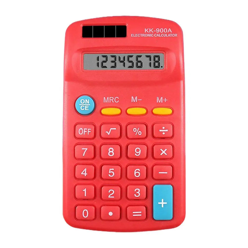 8 Digits Standard Electronic Calculators With Large LCD Display Battery Powered Calculator For Home Office School Financial Tool