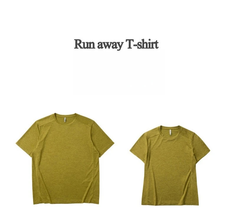 2026 New Quick Drying T-shirt for Men's Outdoor Sports, Moisture Wicking and Cool Short Sleeved Top for Summer