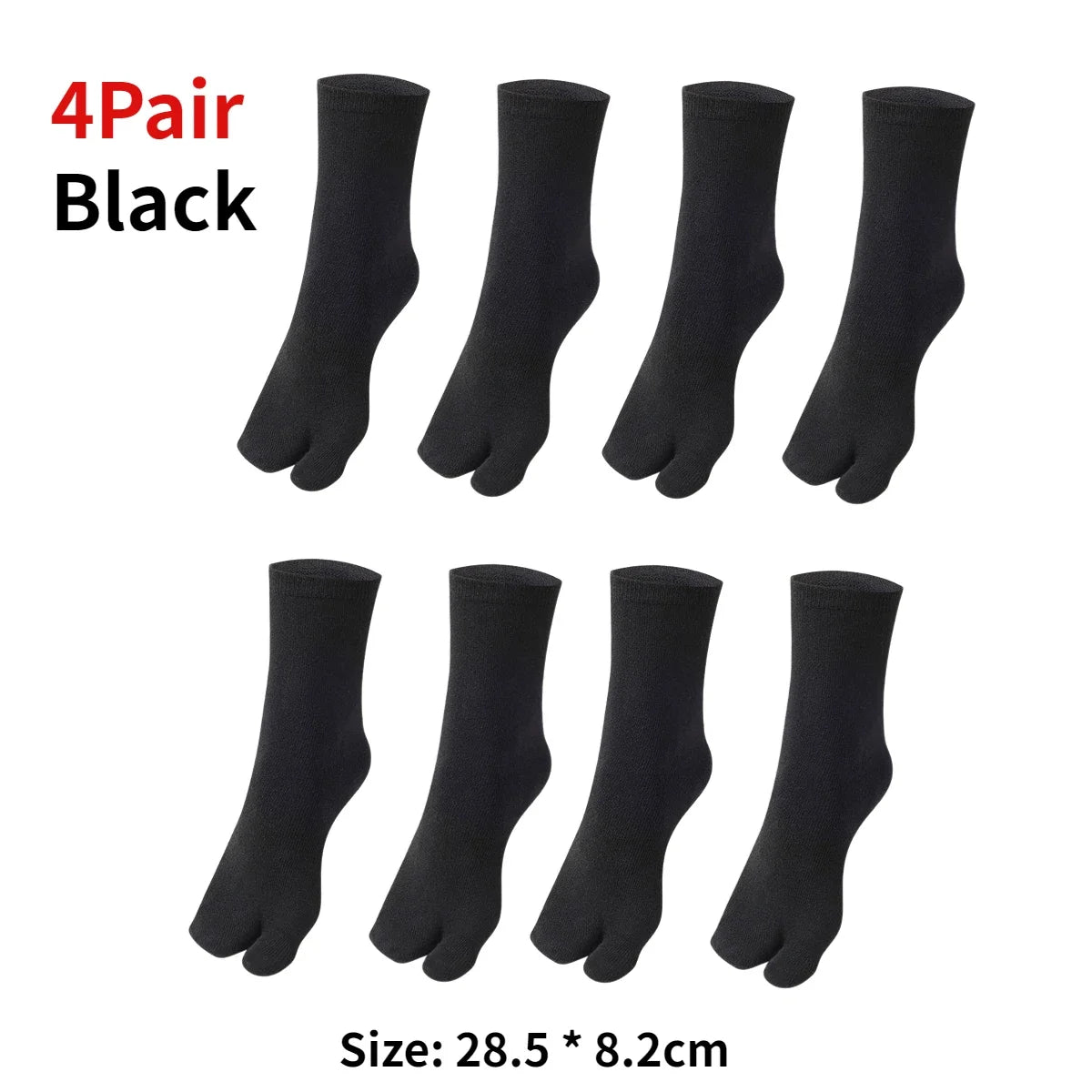 1-5Pair Japanese Style Two Finger Socks Unisex Clog Socks Polyester Toe Separation Socks Kimono Flip Flop Sandal Split Toe Sock
