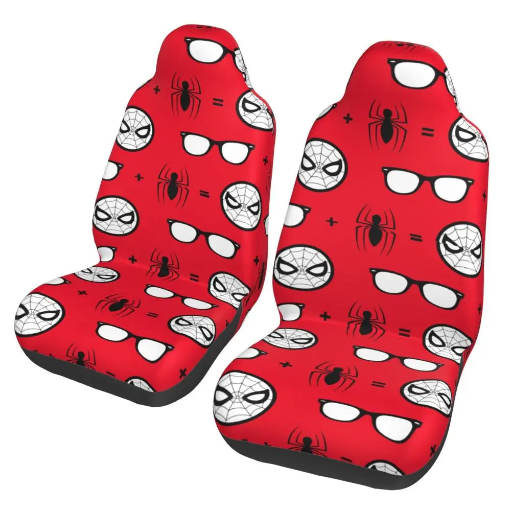 Spidey Spiderman Universal Car Seat Cover for most cars Suitable For All Kinds Models Superheros Seat Covers Polyester Fishing
