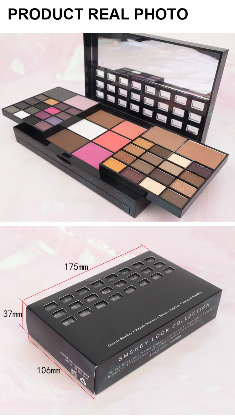 74/78 Colors Eyeshadow Palette Velvet matte and shimmer Long Lasting Easy Makeup Brown Eyeshadow Palette, Pink Eyeshadow Palette