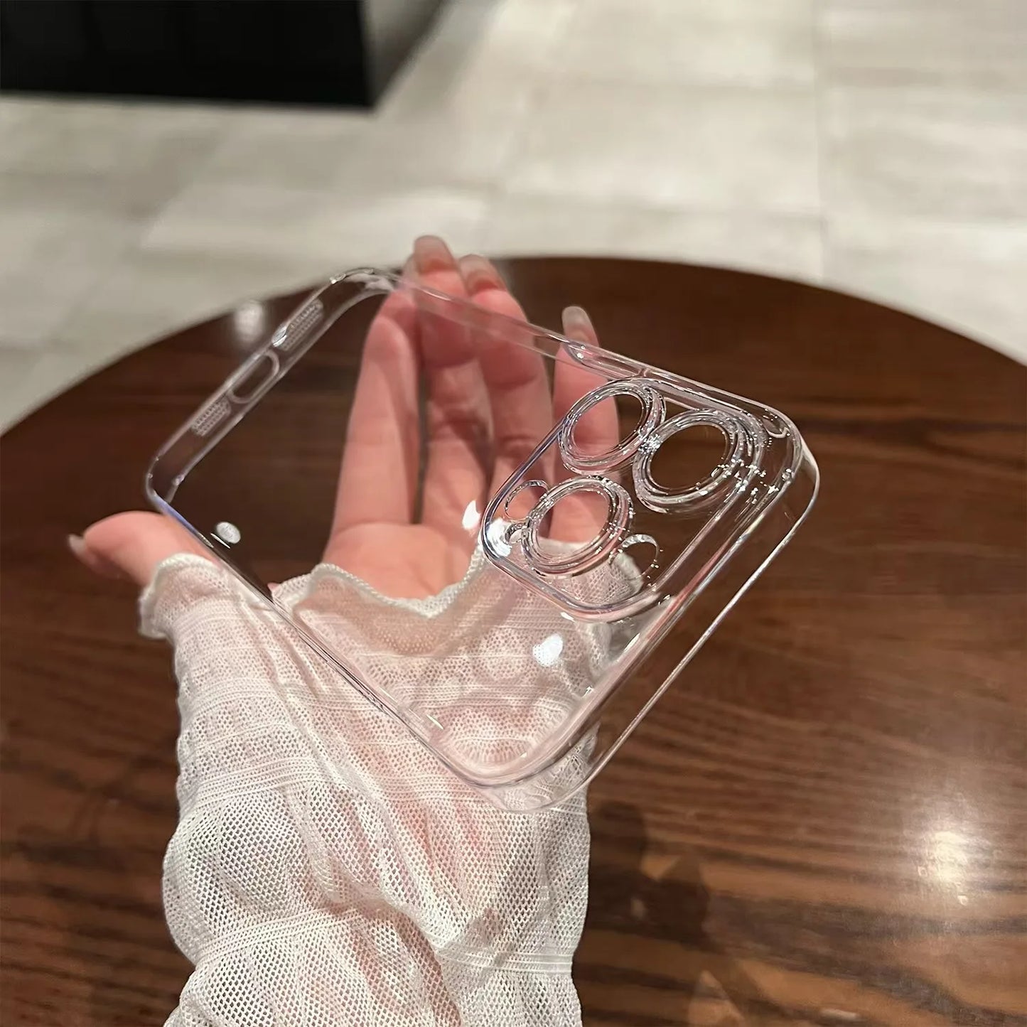 Clear Case For iPhone 16 15 14 13 12 11 Pro Max 16e Silicone Cover For iPhone 13 Mini X XS Max XR 7 8 Plus Transparent Cover