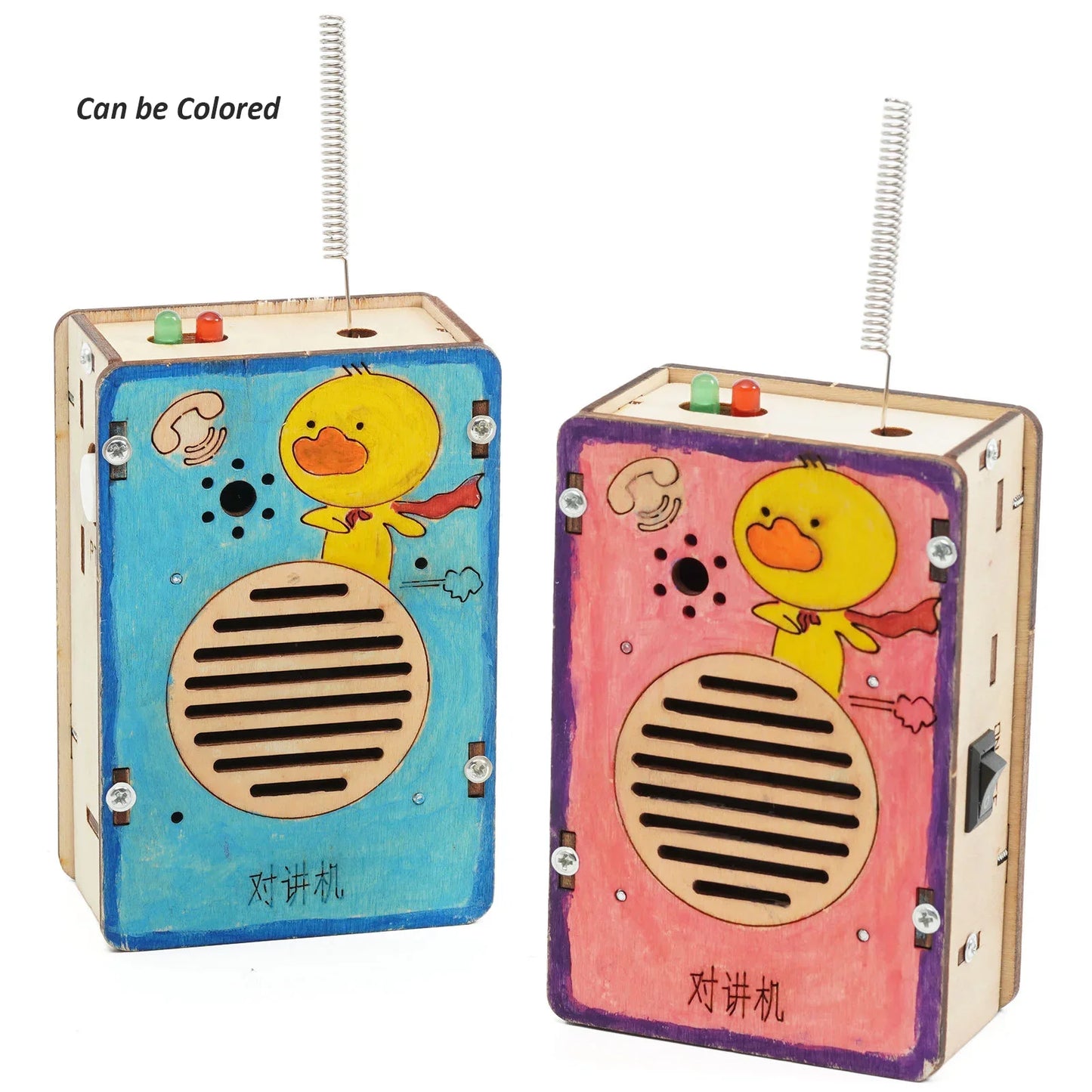 Wireless Walkie-talkie Model DIY Science Toys Physics Experimental Tool Kit Children Educational Toys School Supply