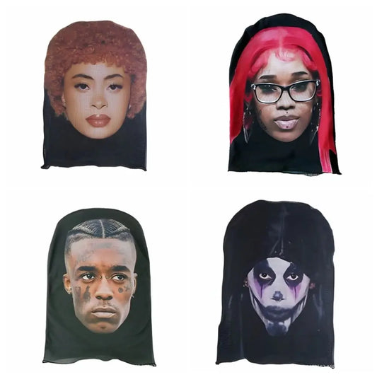 New Celebrity Magic Face Mask 3D Printed Mesh Bandana Hood Elastic Seamless Riding Scarf