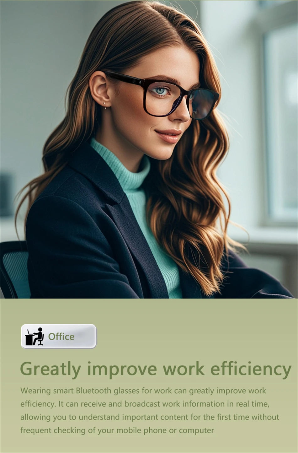 LIGE Smart Glasses Intelligent Navigation Wireless Music Play Outdoor Sport Sunglasses Earphone Bluetooth Call Voice Men Eyewear