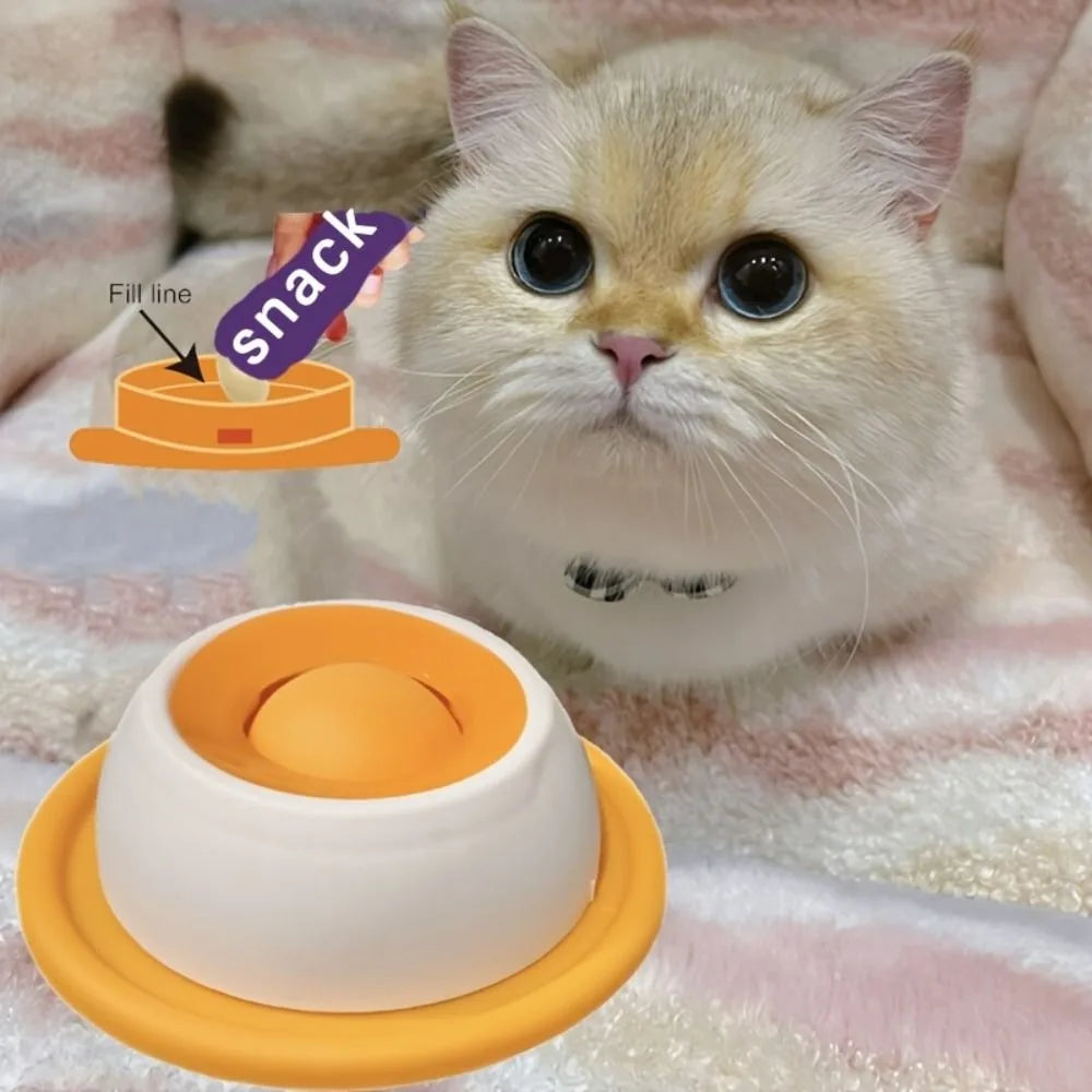 New Interactive Pet Lick Toys Promotes Dental Health Self-Soothing Snack Bowl Training Slow Feeder For Dogs Cats