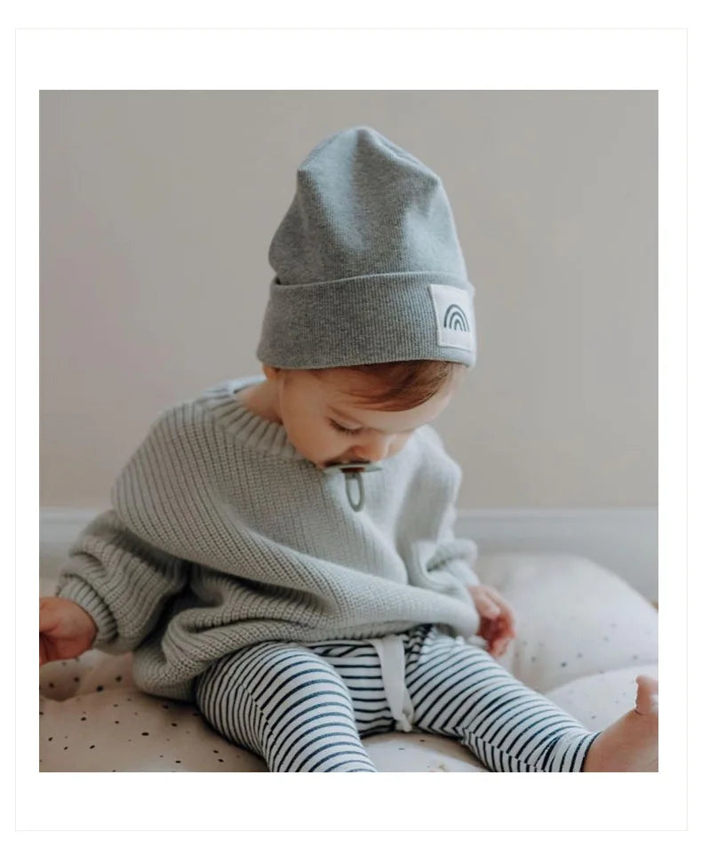 0-6Yrs Baby Boys Girls Knit Sweater Clothes 2025 New Toddler Infant Newborn Knitwear Soft Spring Long Sleeve Baby Pullover Tops