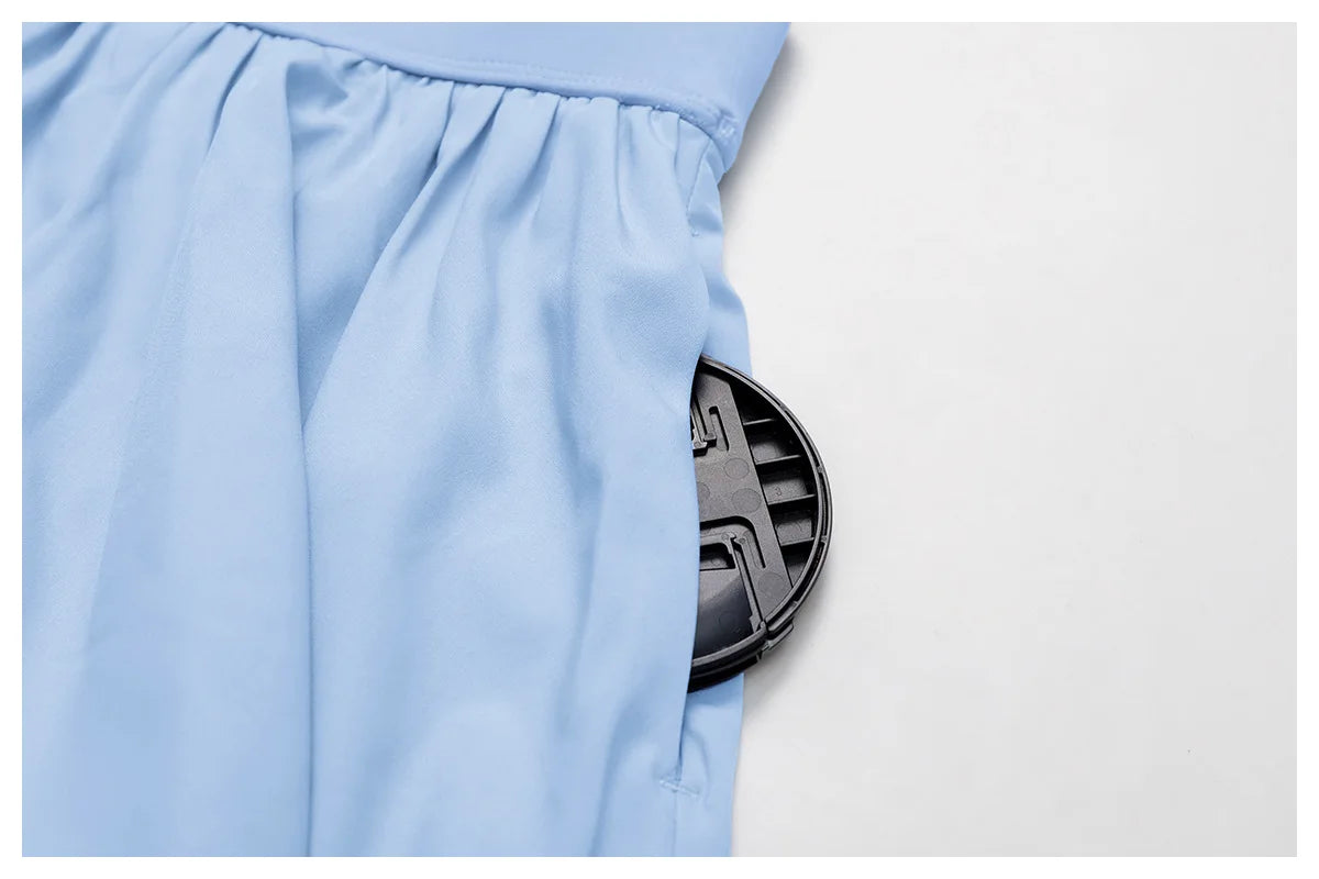 Women Sports Skirts High Waist Yoga Tennis Shorts Dress With Pocket Running Golf Skirt Quick Dry Breathable Belt Safety Pants