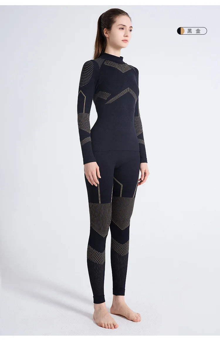 Ski Quick-drying Clothes Intimatesheattech Compression Sweat-wicking Breathable Women's Outdoor Hiking Sportswear Functional