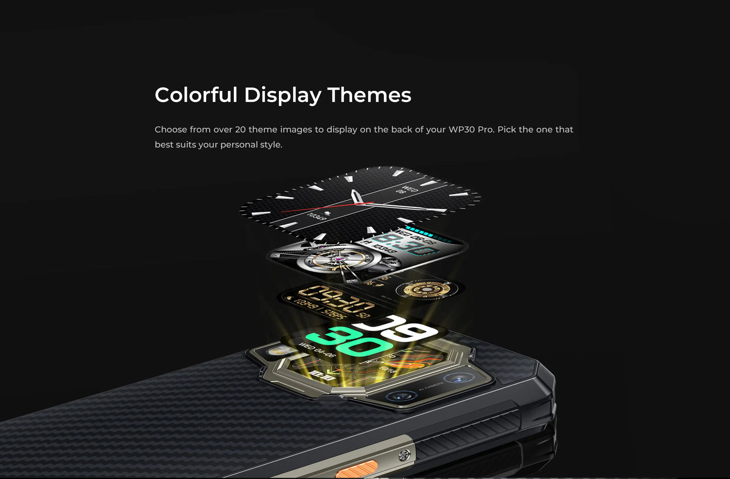 Oukitel WP30 Pro 120W 5G Rugged Smartphone android 13 12GB+512GB 11000 mAh 6.78" FHD+ Mobile Phone 108MP Cell Phone Global