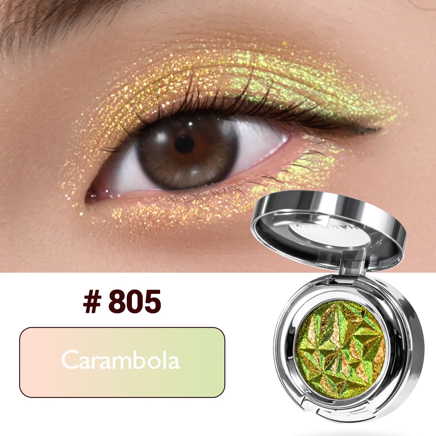 CHARMACY Multichrome Eyeshadow Palette High Pigment Waterproof Long Lasting Eye Shadow Makeup for Women
