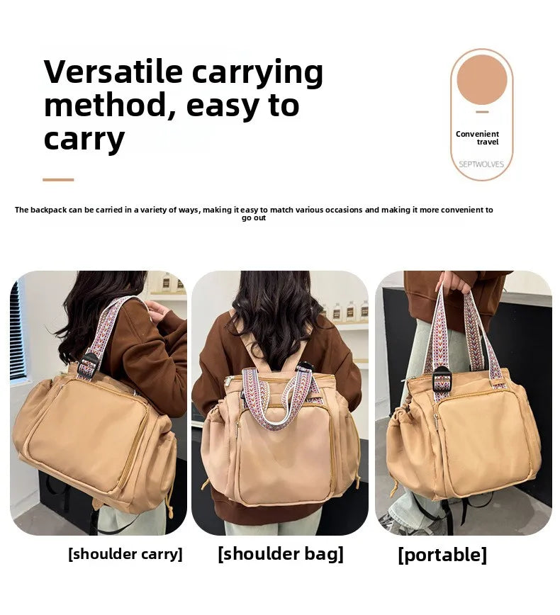 Baby Diaper Bag Multi-pocket Travel Duffel Bags Foldable Gym Bag Women Hand Luggage Airport Bags Mom Stroller Maternity Totes