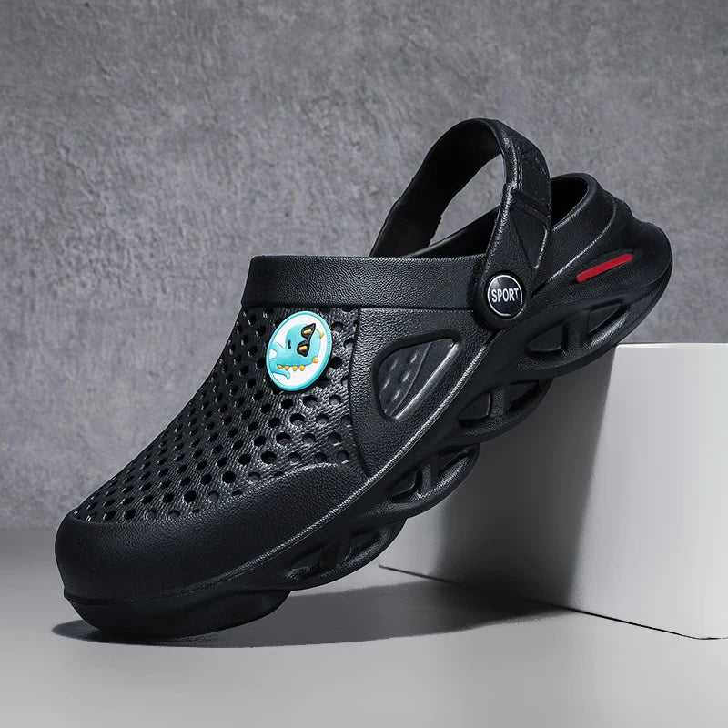Men's Summer Sandals Clogs Men Women Breathable EVA Thick and Soft Sole Slippers Beach Water Shoes Couple's Clogs Big Size 47