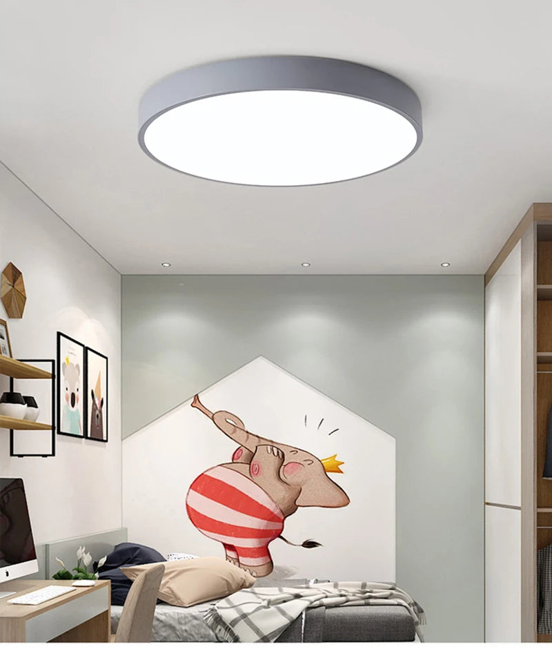 Macaron LED Nordic ceiling light creative modern minimalism living room bedroom study dining room corridor balcony lighting