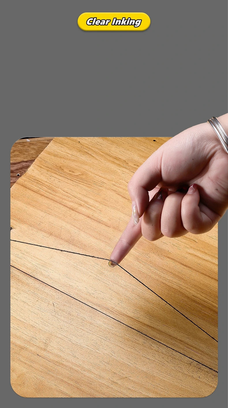 Construction Measuring Tools Ink Marker Duct Woodworking Chalk Ink Drawing Line Marker Carpenter Tools Wood Scriber Nylon Wire