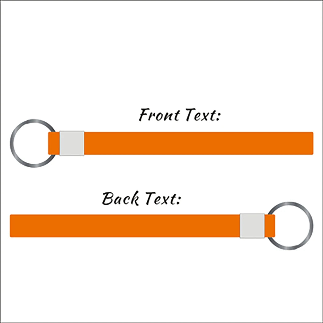 Custom Keychains Personalized Key Rings Llaveros Personalizados Customized for Events, Gifts, Backpacks, Awareness, Business