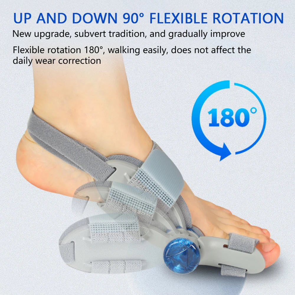 Bunion Adjuster Knob Adjustable Foot Hallux Valgus Braces Toe Straightener Pedicure Finger Toe Adjuster Unisex