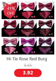 Hi-Tie Pure Black Silk Mens Shirts Plain Smooth Long Sleeve Formal Dress Blouse for Male Wedding Business Events Oversized Gift