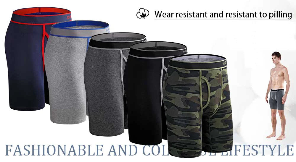 4pcs Front opening underpants men brand Boxers man sexy boxer shorts Men's panties gift underwear for mens calecon