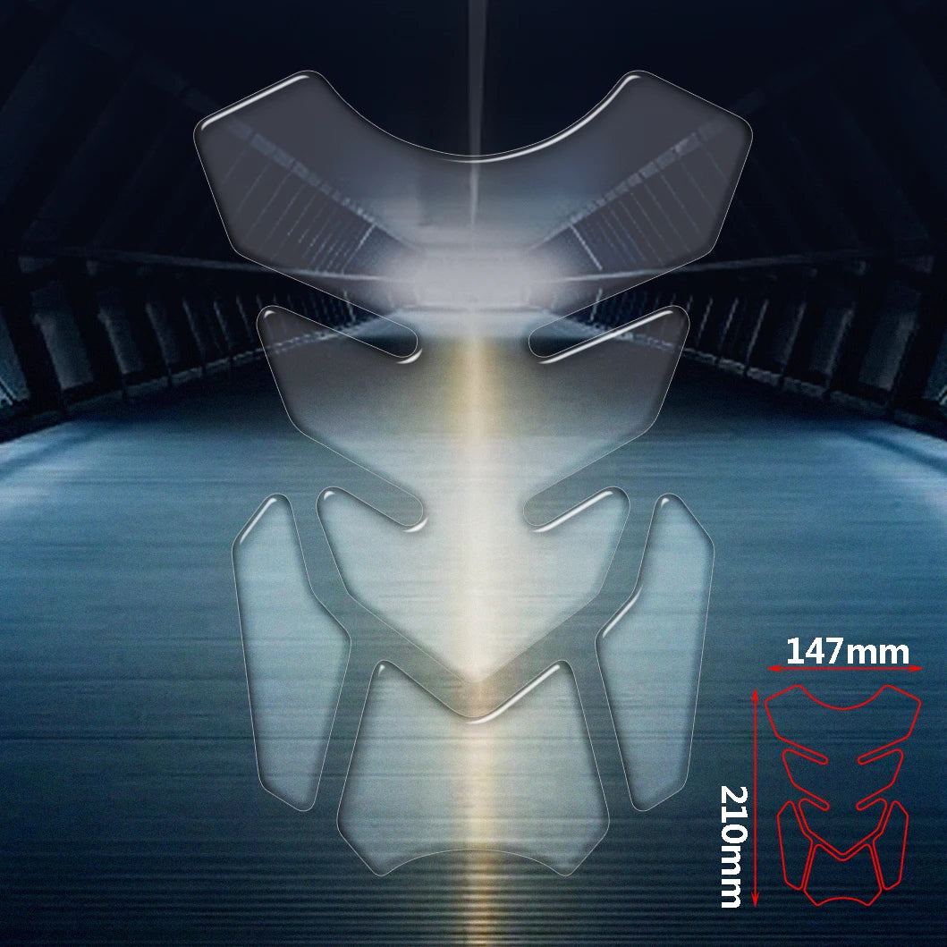 Transparent Motorcycle Tank Pad Protection Universal for Kawasaki Honda Yamaha Suzuki Aprilia Benelli Motorbike Stickers