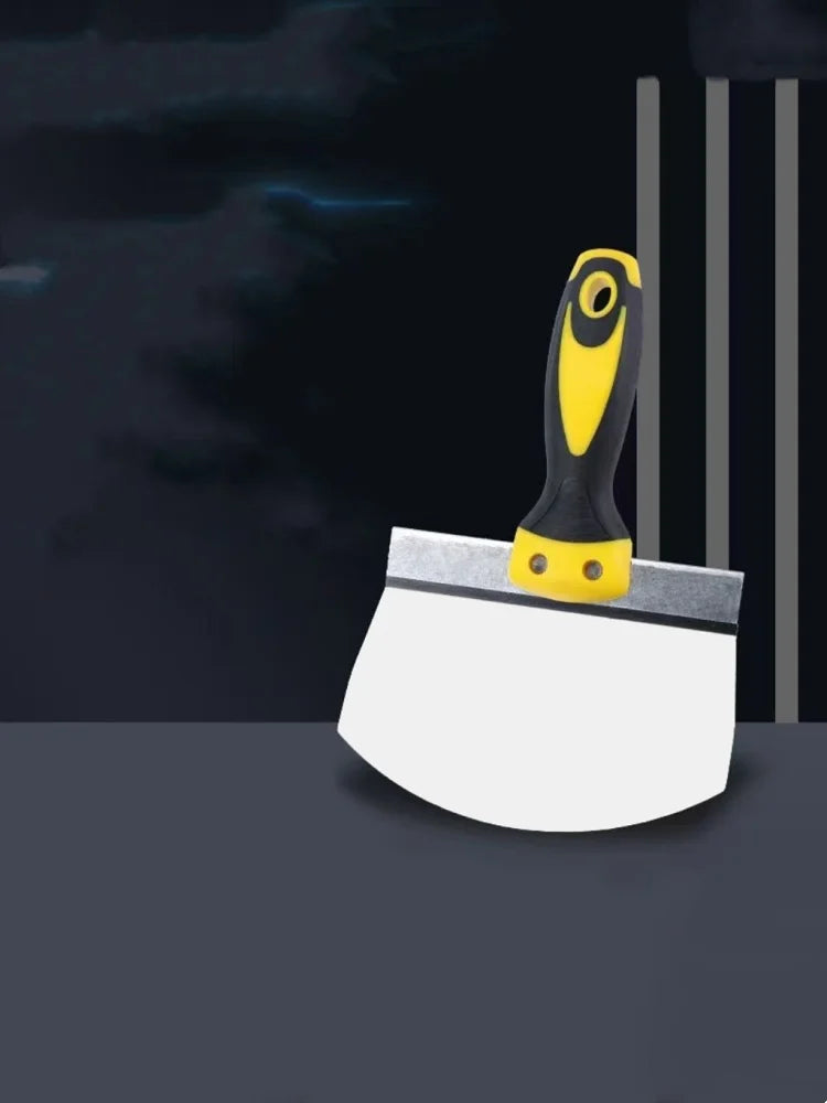 Stainless Steel Putty Knife Wall Paint Plaster Trowel Arc Ash Shovel Paint Feed Filling Scraper Blade Spatula Construction Tools