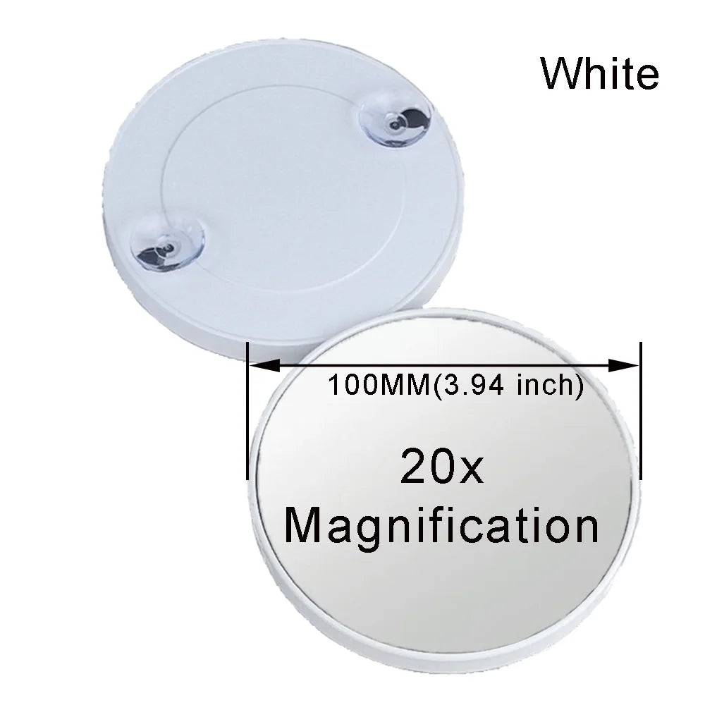 Bathroom Facial Round 20x Magnifying Makeup Mirror Small Hand Held Mirrors For Lash Artists Vanity Dressing Table Wholesale