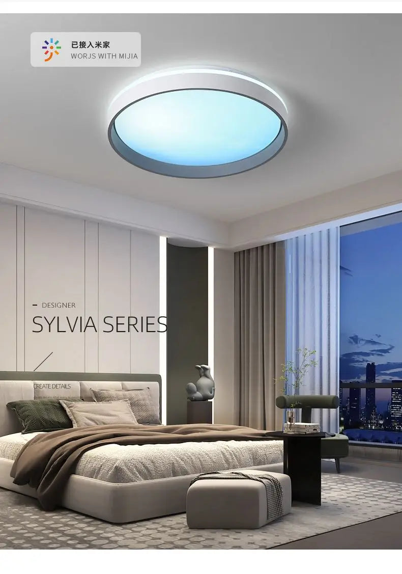 Smart sky light Bedroom study full spectrum blue sky clear sky ceiling light Access to mi home app mijia mesh xiaomi version