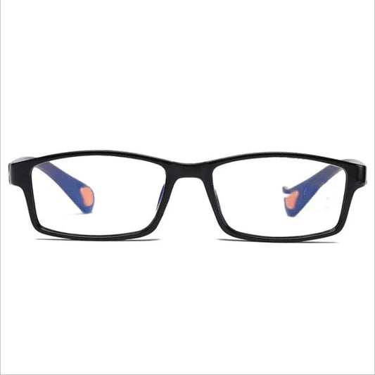 Smart reading glasses for the elderly, blue light protection, HD zoom, adjustable magnification, small orange dot,