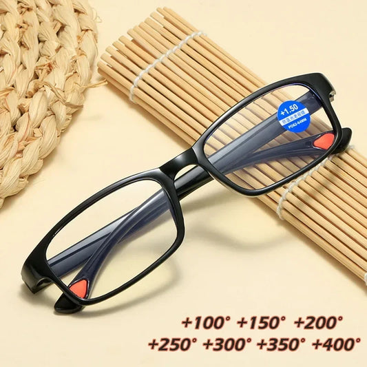 New Reading Glasses Ultralight Anti Blue-Ray Light Presbyopic Glasses Hyperopia Eyewear Readers +1.0 1.5 2.0 2.5 3.5 4.0