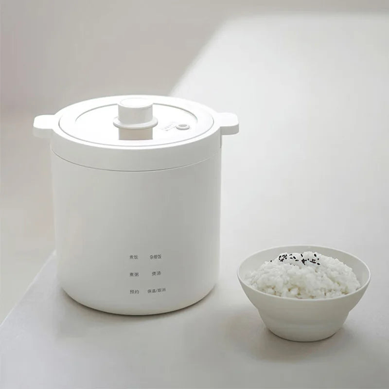 Olayks Rice Cooker 1.2L Multifunctional Electric Cooker 25min Fast Cooking For Dormitory Office Mini Portable Electric Hot Pot