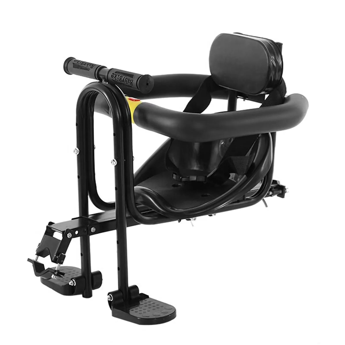Front Bicycle Seat Child Safety Child Saddle with Pedals