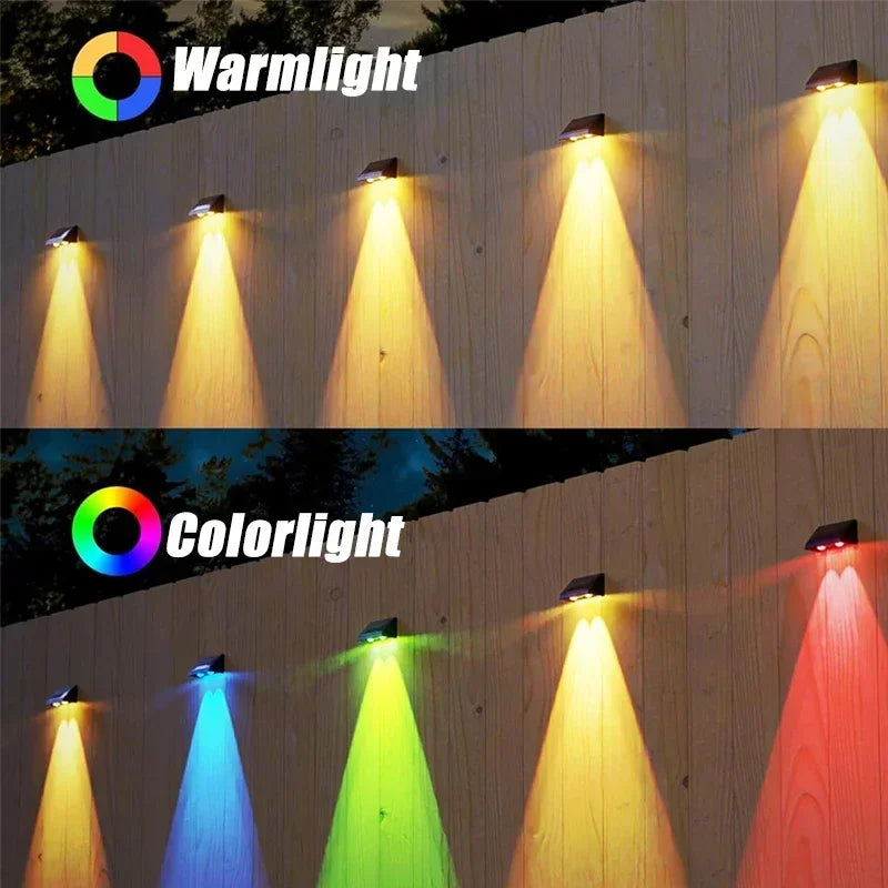 Solar Wall Lamp Outdoor Waterproof Garden Light for Mailbox Address House Number Sign Facades and Landscape Decorative Lighting