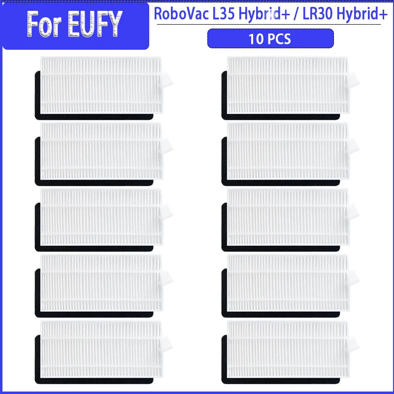 For RoboVac EUFY L35 Hybrid+ / LR30 Hybrid+ HEPA Filter Mop Cloths Dust Bags Spare Parts Accessories Replacement
