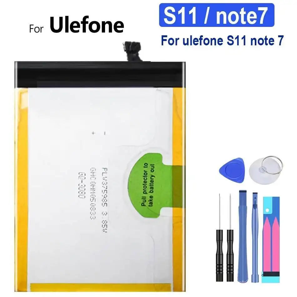Mobile Phone Battery Durable 3300-5180Mah For Ulefone S11 7 Note 11P 13P 6P 6T 7P 9P 6 10 16 Pro