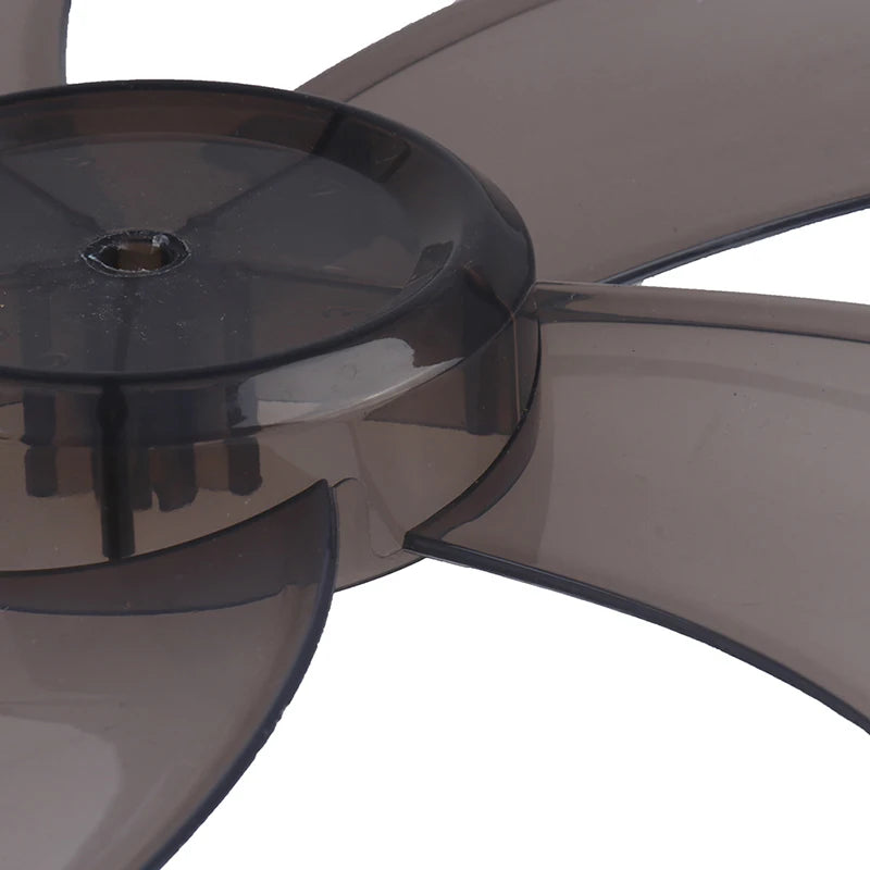 40cm/16inch Plastic Five Leaves Fan Blade For Household Stand/Table Fanner Accessories With Nut Cover For Pedestal Fan