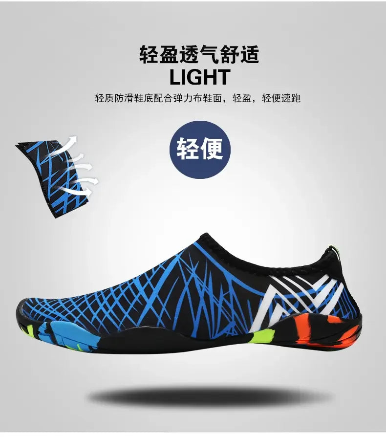Unisex Shoes Swimming Water Yog Women Men Barefoot Outdoor Beach Sandals Upstream Aqua Shoes Nonslip River Sea Diving Sneakers