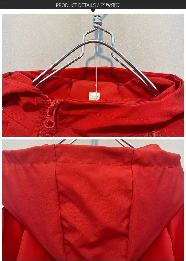 Baby Boys' Clothing Set Spring and Autumn New Handsome Children's Hooded Jacket Pants Two Piece Clothing Sports Set 2-9Y