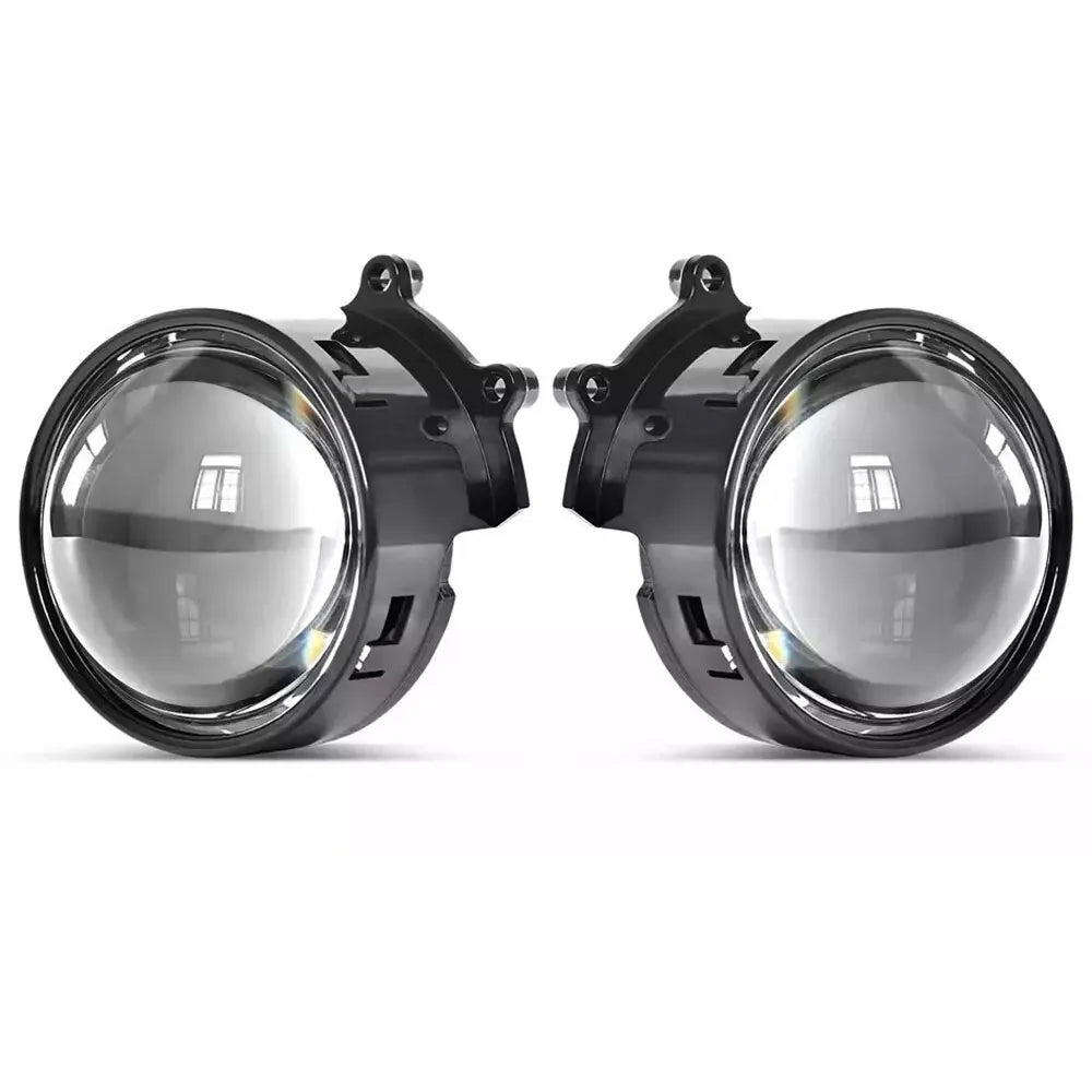 1Pair Car Dynamic Devil Eyes Lens Lights 12-36V Demon 3inch Red Eye ABS Waterpoof Headlight Assembly Auto Retrofit Accessories