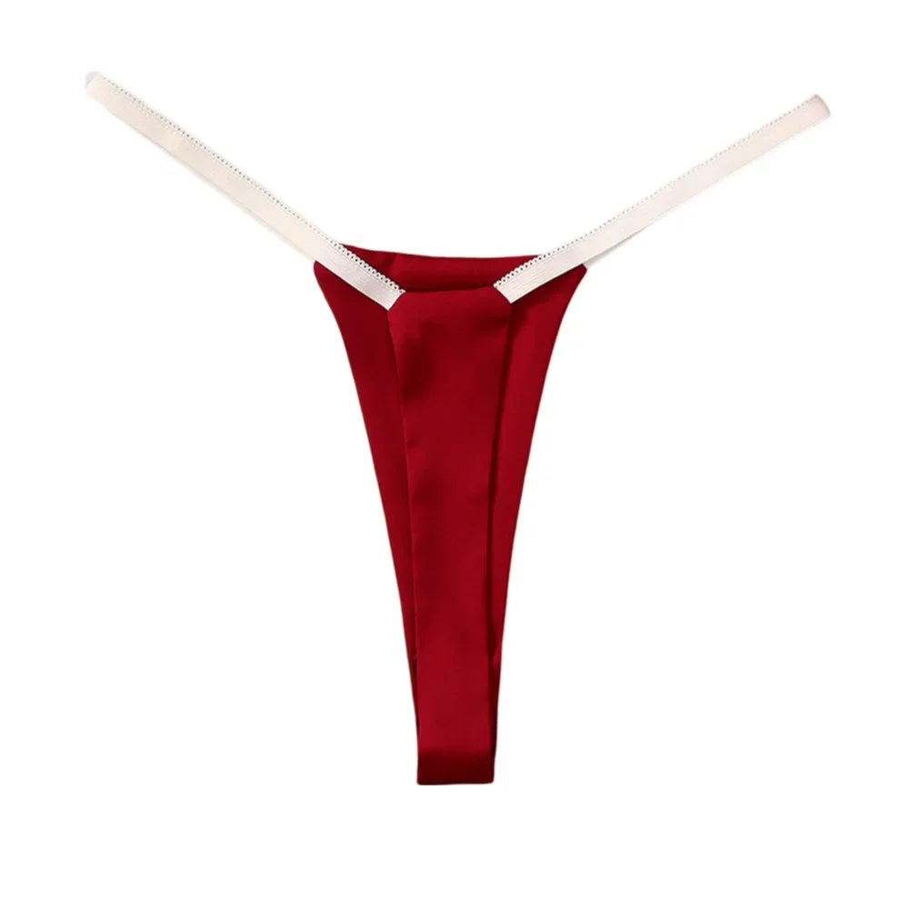 Women Sexy Thong Panties String Hottie Underpant Ladies Daily Seamless Low Waist Underwear Breathable