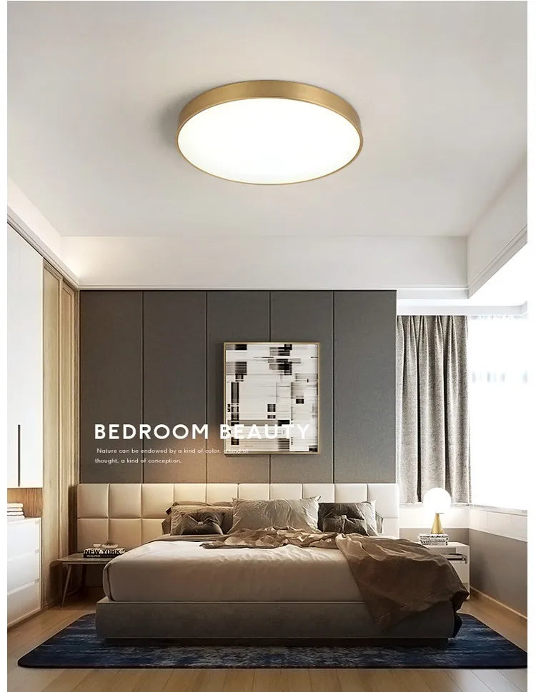 TONDI Modern LED Ceiling Light Simple Round Living Room Bedroom Aisle Balcony Study Kitchen Lighting Fixtures
