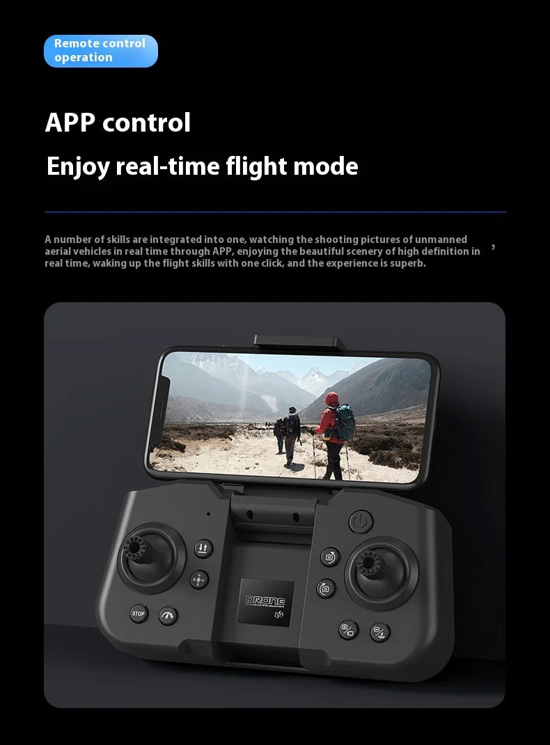 VR Professional Mini Drone for Kids with HD Camera Brushless Motor Optical Flow Positioning Remote Control Toy Quadcopter