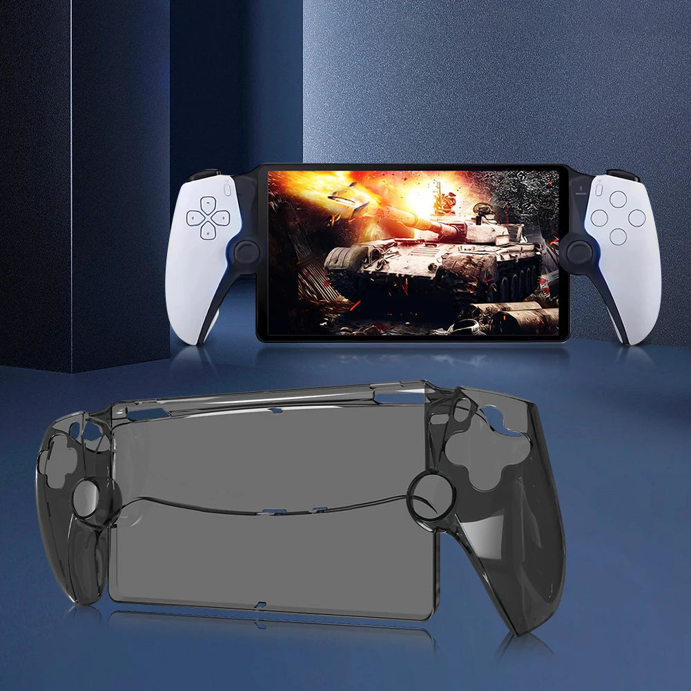 Transparent Protective Shell Case for PS5 Portal Sleeve Skin Anti-Scratch Handheld Game Console Cover for PlayStation 5 Portal