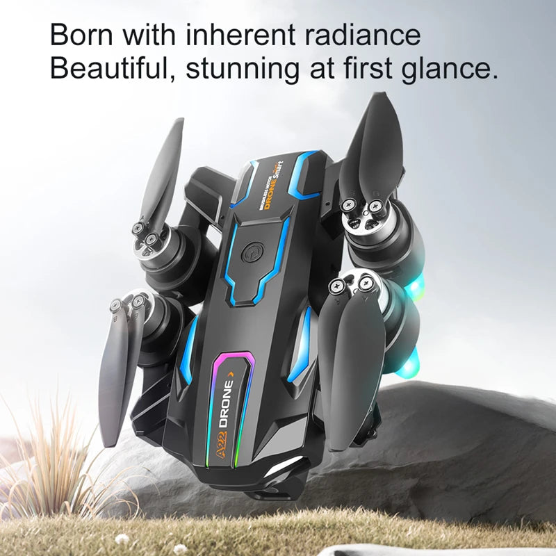 A22 Max Drone 8k Esc Dual Camera 5g Hd Aerial Photography Wifi Optical Localization Obstacle Avoidance Brushless Rc Drone