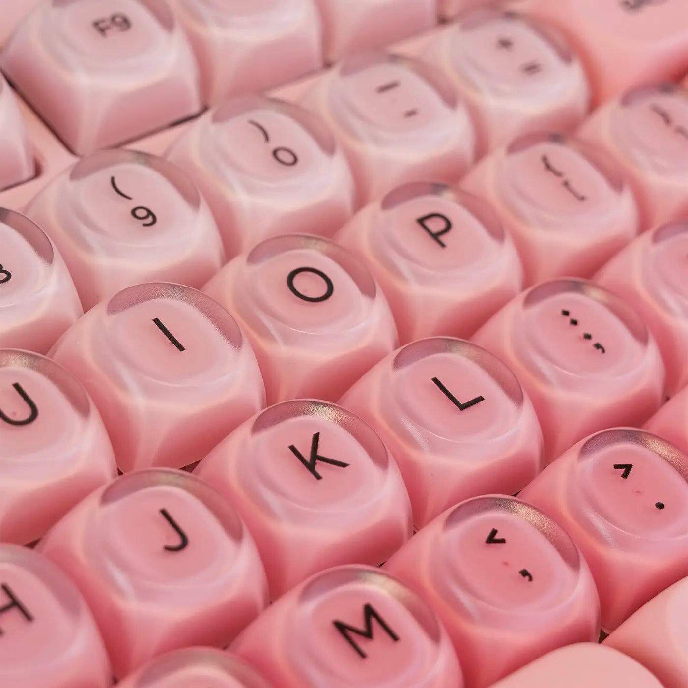 130 Keys Pink Liquid Foundation Keycap HOA Profile PBT Double Shot Keycap For Mx Switch Mechanical Keyboard ISO Enter Key Caps