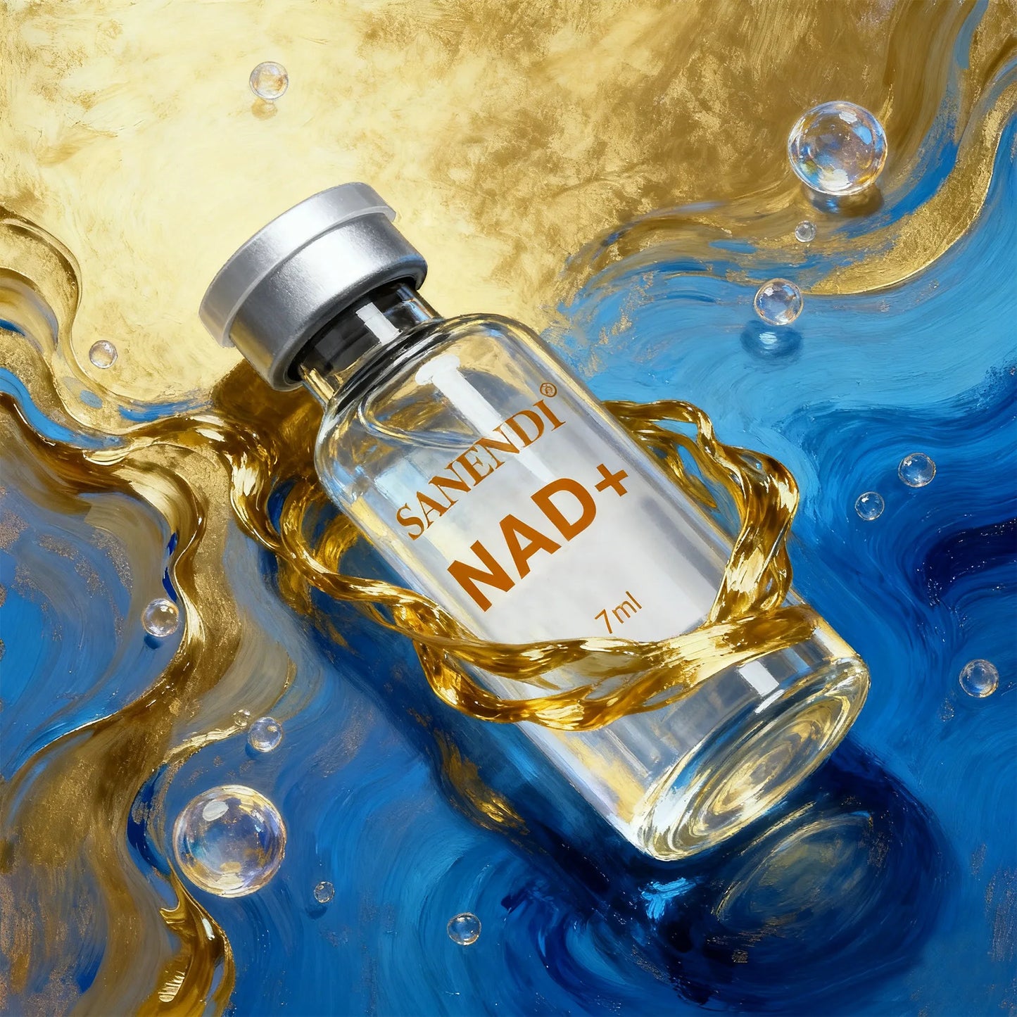 Sanendi Facial Skin Firming Serum NAD+ Age-defying Serum Skin Moisturizing and Replenishing Fine Line Minimizer Skin Care