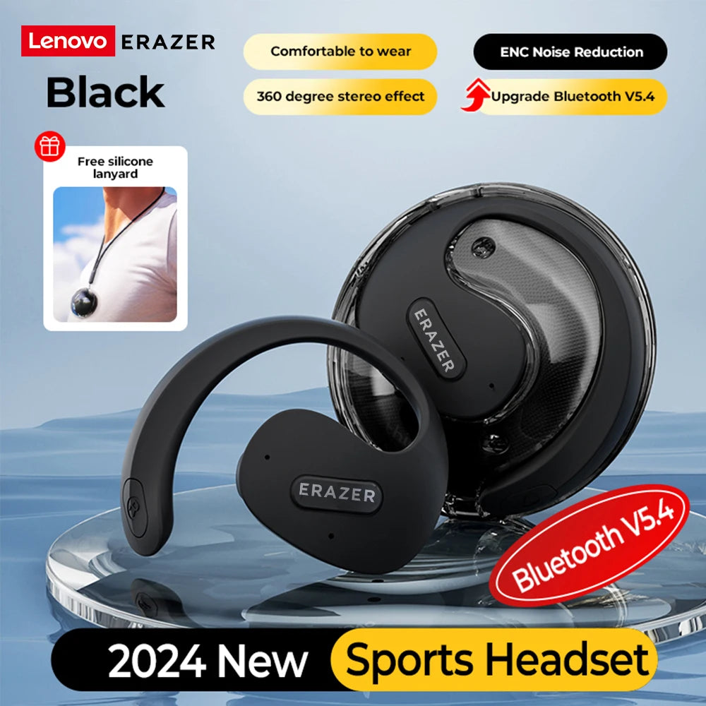 MINISO X15 pro Bluetooth 5.4 Earphones Erazer X15 Sports Wireless Headphones Noise Reduction HD Call Lenovo Earbuds with Mic