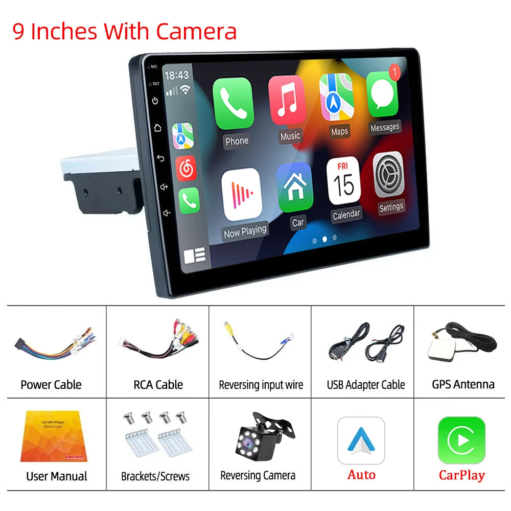 7"/9" 1 DIN Android 11 Car Radio Stereo Multimedia Video Universal Player 2G 32G WIFI GPS Bluetooth Mirror Link