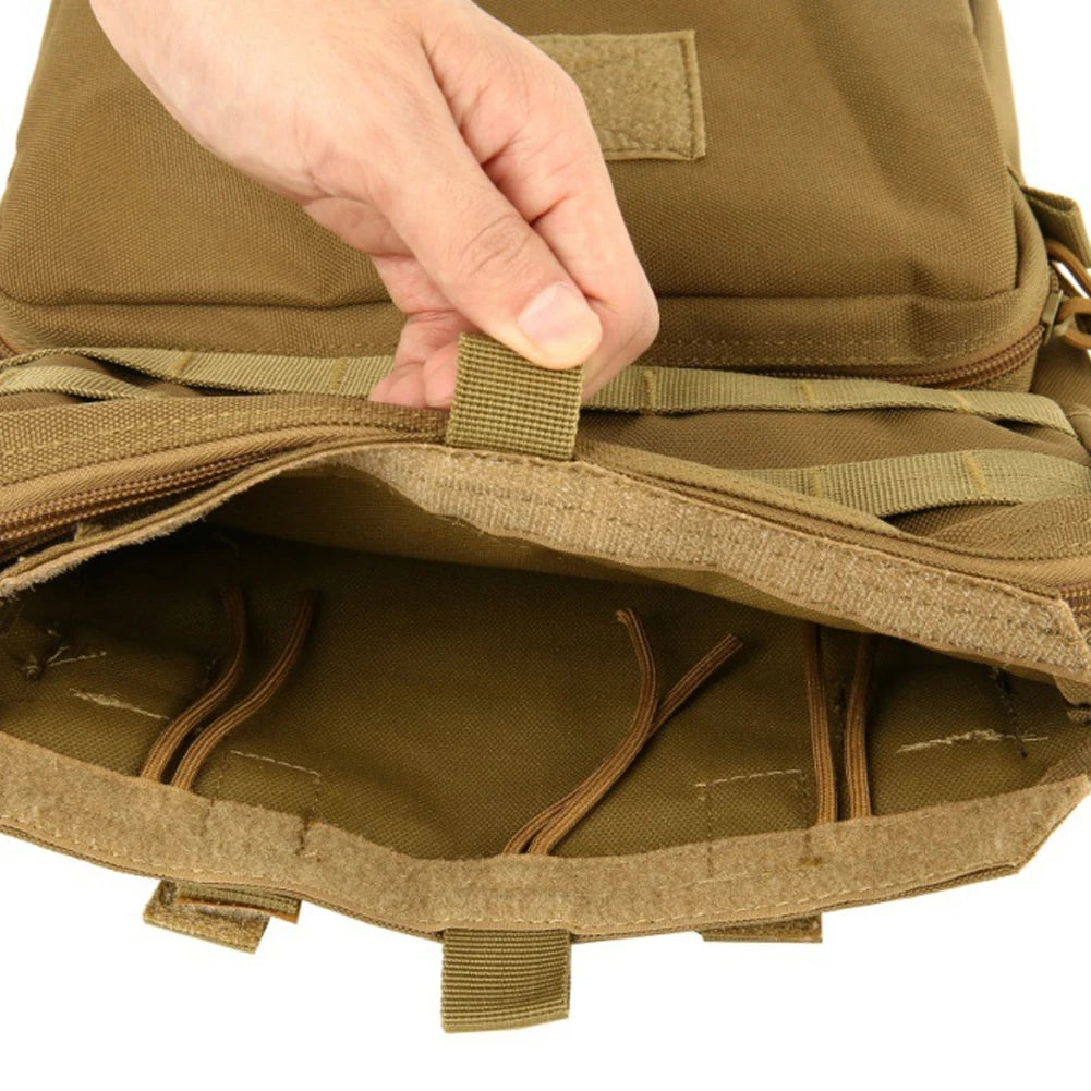 Simple Lightweight Outdoor Tactical Molle Backpack Airsoft Bag Hunting Combat Equipment Vest EDC Accessories Nylon Bag