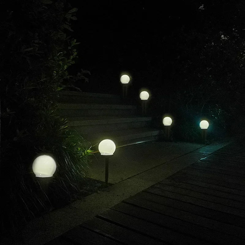 9PC Solar Light Outdoor Solar Garden Light Solar Pathway Landscape Light Waterproof Solar Lawn Lamp For Home Yard Patio Driveway